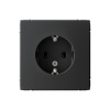 Розетка с заземлением Systeme Electric ArtGallery, 16А, карбон  GAL001043