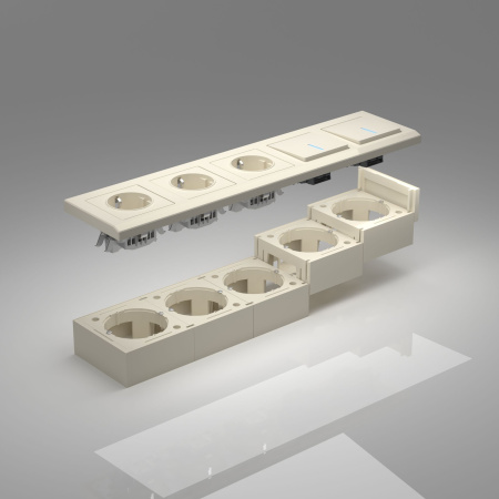 W8000003 Werkel Коробка для накладного монтажа