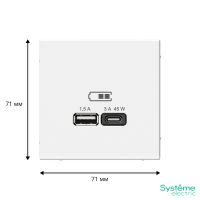 GAL001329 Systeme Electric Schneider Electric ArtGallery цвет лотос