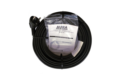 Саморегулируемый греющий кабель для обогрева желобов и водостоков AURA FS 30 Вт/м - 12 м.