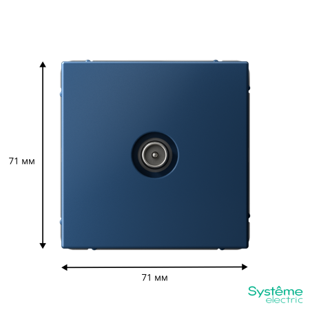 GAL001192 Systeme Electric Schneider Electric ArtGallery цвет аквамарин