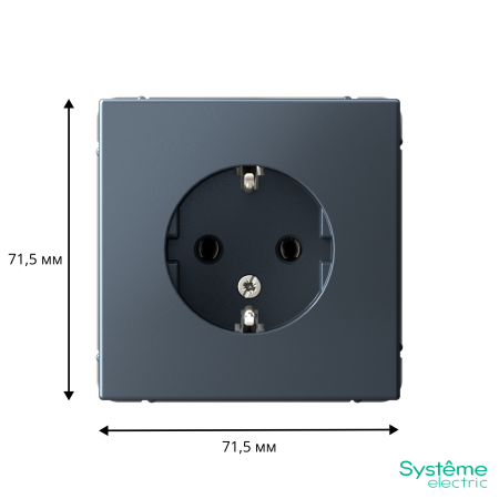 GAL000743 Systeme Electric Schneider Electric ArtGallery цвет грифель