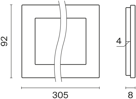 VLS110401 Voltum Рамки Voltum S70 стекло