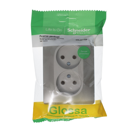GSL001220 Systeme Electric Schneider Glossa платина