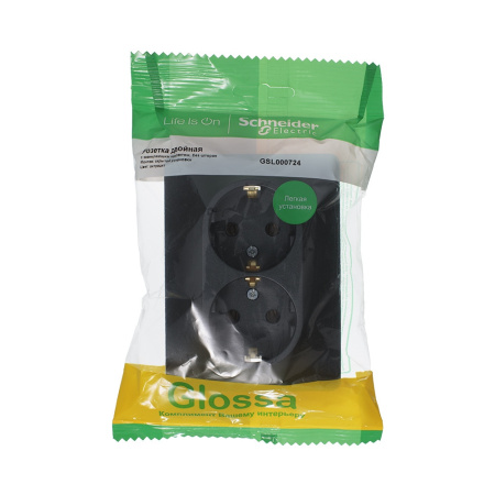 GSL000724 Systeme Electric Schneider Glossa антрацит