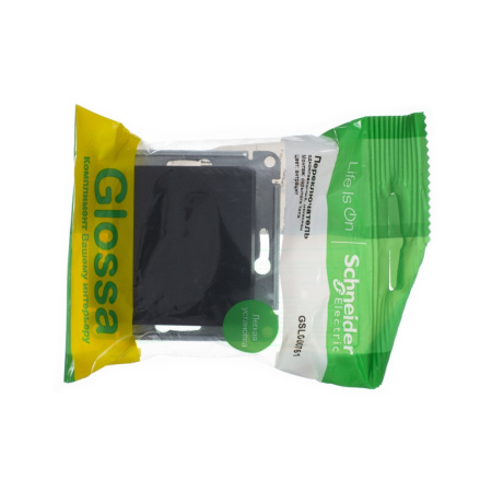 GSL000761 Systeme Electric Schneider Glossa антрацит