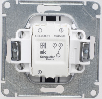 GSL000861 Systeme Electric Schneider Glossa шоколад