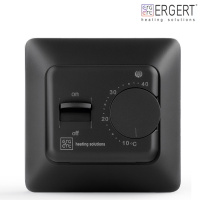 Терморегулятор Механический Ergert FLOOR CONTROL 110 черный матовый