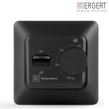 Терморегулятор Механический Ergert FLOOR CONTROL 110 черный матовый