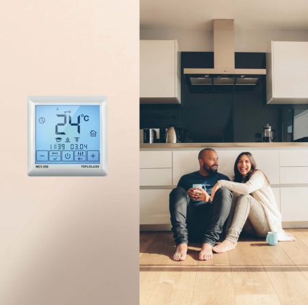 Терморегулятор программируемый Теплолюкс MCS 350 TUYA с WiFi для теплого пола (2265560)