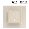 Терморегулятор программируемый ATOM Delta с Wi-Fi слоновая кость 16А CN2680