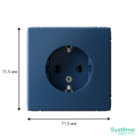 GAL001143 Systeme Electric Schneider Electric ArtGallery цвет аквамарин