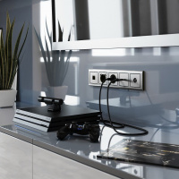 W1186001 + W1196002 Werkel Werkel механизмы никель глянцевый