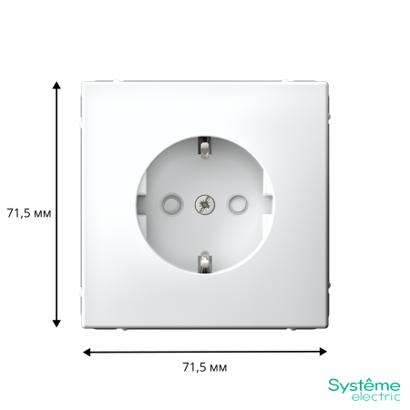 GAL000145S Systeme Electric Schneider Electric ArtGallery цвет белый