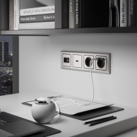 W1186001 + W1196002 Werkel Werkel механизмы никель глянцевый