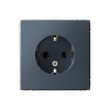 Розетка с заземлением Systeme Electric ArtGallery, 16А, грифель  GAL000743