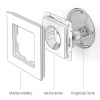 W1171009 Werkel Werkel механизмы серебряные рифленые