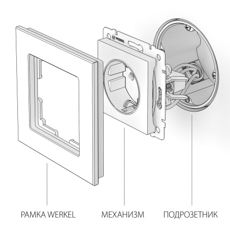 W1171009 Werkel Werkel механизмы серебряные рифленые