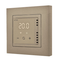 Терморегулятор программируемый ATOM Delta с Wi-Fi шампань 16А CN2682