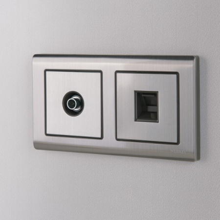 W1182001 + W1191202 Werkel Werkel механизмы никель глянцевый