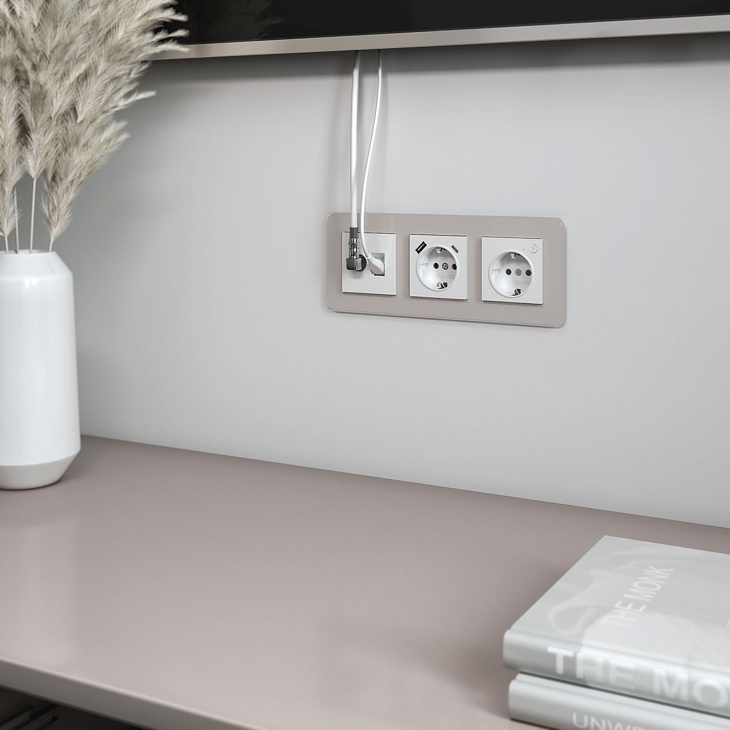 Розетка ТВ и Интернет