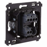 4412112 + 4400802 DKC Avanti черный матовый