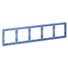 Рамка пластиковая на 5 постов Voltum S70 пластик деним (VLS100515)