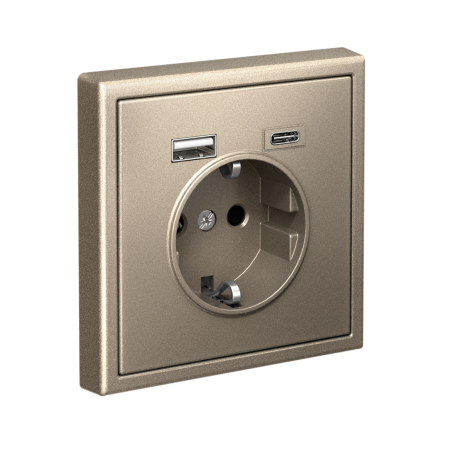 GAL000532 Systeme Electric Schneider Electric ArtGallery цвет шампань