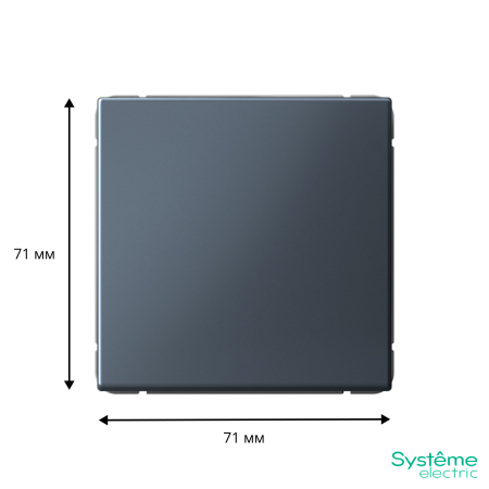 GAL000715 Systeme Electric Schneider Electric ArtGallery цвет грифель