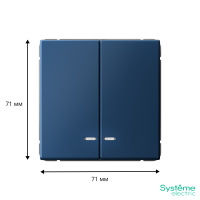 GAL001153 Systeme Electric Schneider Electric ArtGallery цвет аквамарин