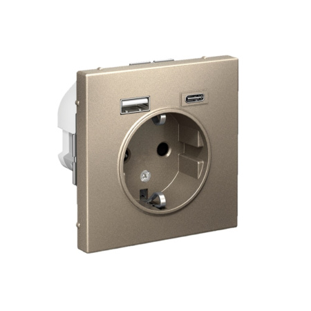 GAL000532 Systeme Electric Schneider Electric ArtGallery цвет шампань