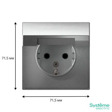 GAL000346 Systeme Electric Schneider Electric ArtGallery цвет алюминий