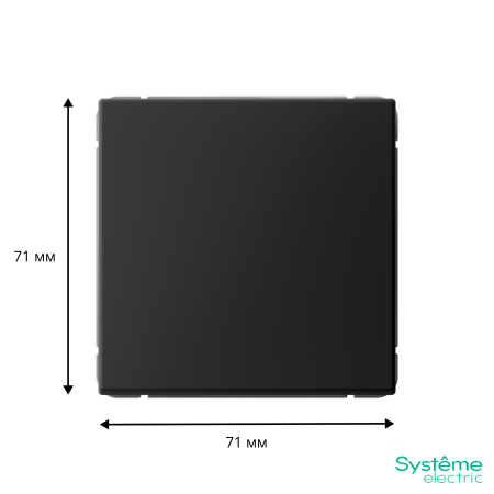 GAL001061 Systeme Electric Schneider Electric ArtGallery цвет карбон