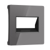 Розетка двойная rj-45 Werkel акрил графит вкладная клемма (W1191144 + W1181101)