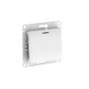 Переключатель 1-клавишный Systeme Electric Glossa с подсветкой, сх.6а, 10АХ, мех., быстрозажим. клем., БЕЛЫЙ GSL000163S