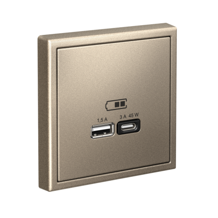 GAL000529 Systeme Electric Schneider Electric ArtGallery цвет шампань