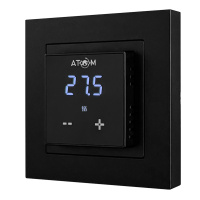 Терморегулятор ATOM Delta черный матовый