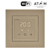 Терморегулятор программируемый ATOM Delta с Wi-Fi шампань 16А CN2682