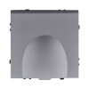 Розетка штепсельная SCHUKO 16A/250 В с крышкой, серый Kollinger Eclipse EC-015GY