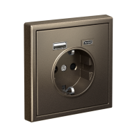 GAL000632 Systeme Electric Schneider Electric ArtGallery цвет мокко