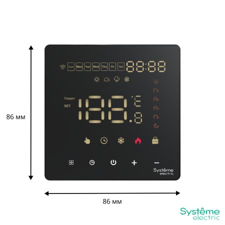 GAL001038 Systeme Electric Schneider Electric ArtGallery цвет карбон