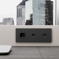 W5120108 Werkel Werkel механизмы черные матовые