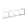 Рамка 4-поставая универсальная Systeme Electric AtlasDesign Air, БЕЛЫЙ ATN220104