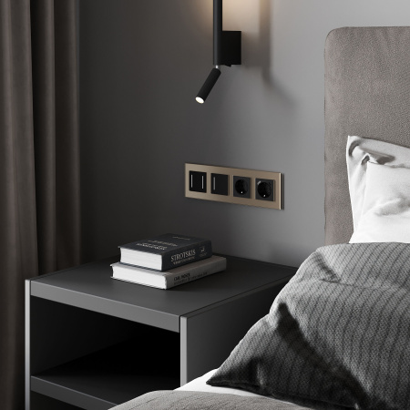 W4513008 Werkel Werkel механизмы сенсорные черные