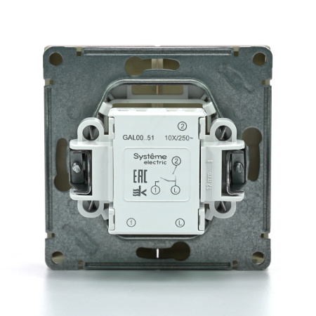 GAL000551 Systeme Electric Schneider Electric ArtGallery цвет шампань