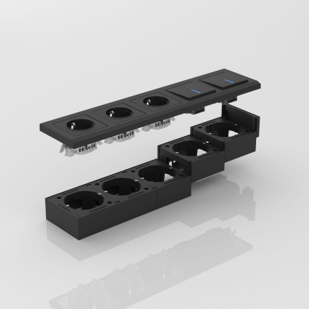 W8000008 Werkel Коробка для накладного монтажа