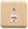 Розетка компьютерная открытой установки Systeme Electric Etude, сосна KOMA-001D