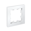Рамка 1-постовая универсальная Systeme Electric AtlasDesign, БЕЛЫЙ ATN000101