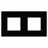 2 постовая рамка черный квадрат DKC Avanti 4402904