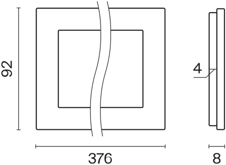 VLS110501 Voltum Рамки Voltum S70 стекло
